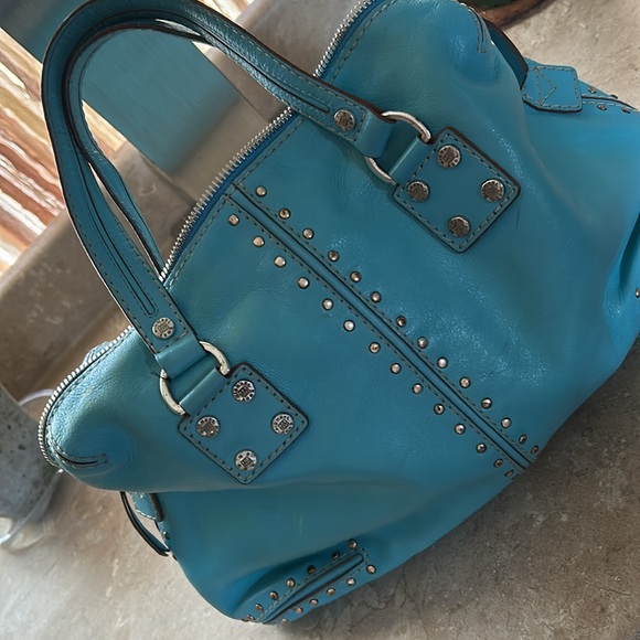 Vintage MK Turquoise purse bag - Picture 8 of 16